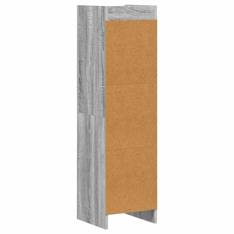 Boekenkast Grijs Sonoma 30 x 30 x 111 cm Bewerkt hout