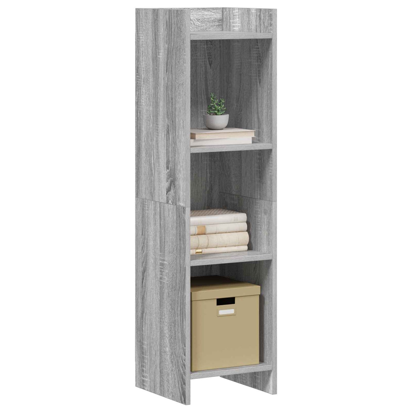 Boekenkast Grijs Sonoma 30 x 30 x 111 cm Bewerkt hout