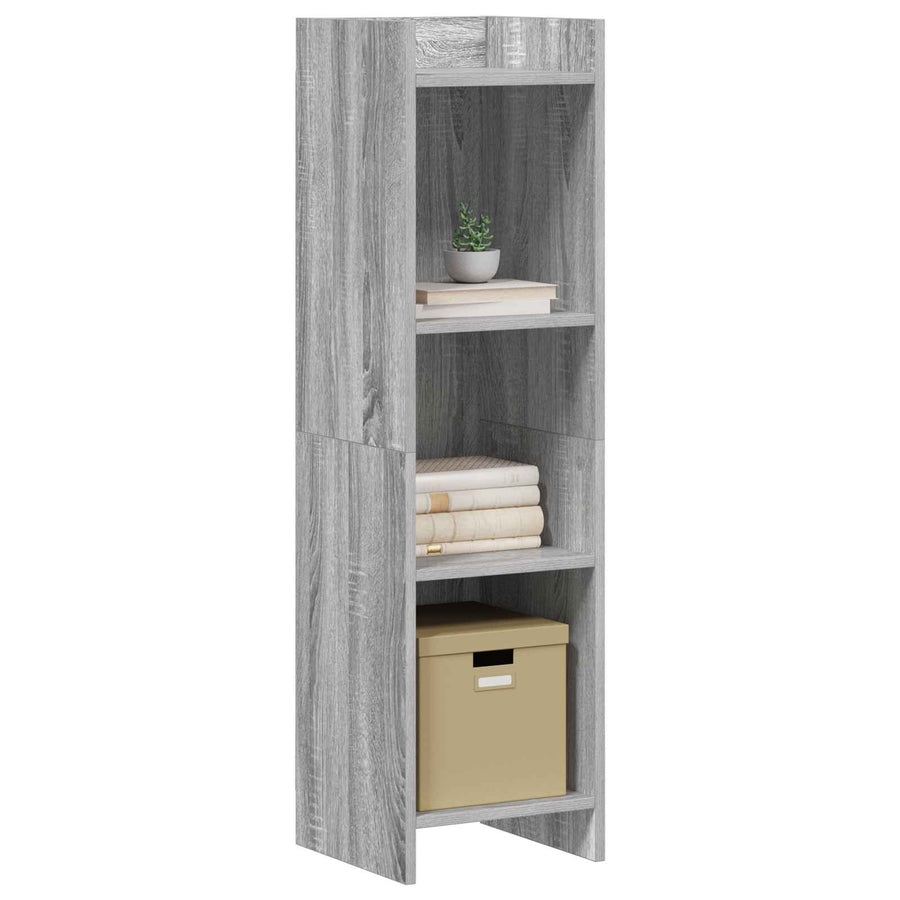 Boekenkast Grijs Sonoma 30 x 30 x 111 cm Bewerkt hout
