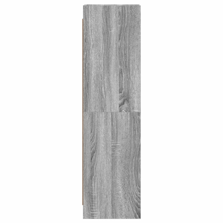 Boekenkast Grijs Sonoma 30 x 30 x 111 cm Bewerkt hout