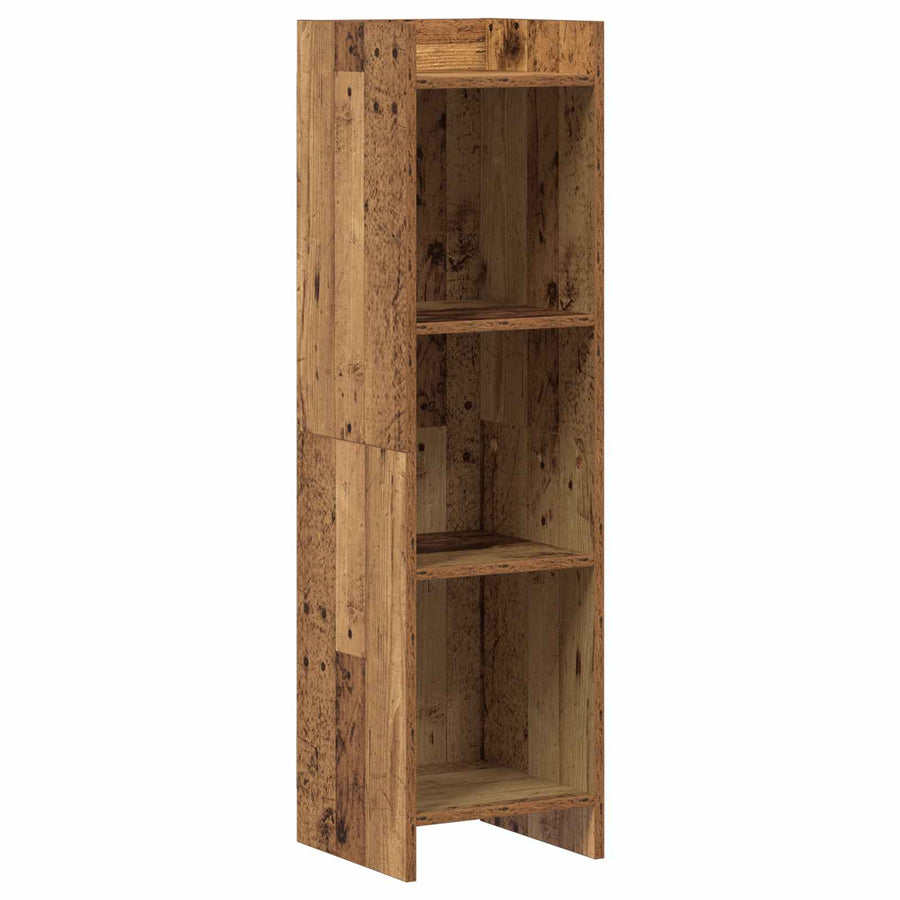 Boekenkast Oud hout 30 x 30 x 111 cm Bewerkt hout