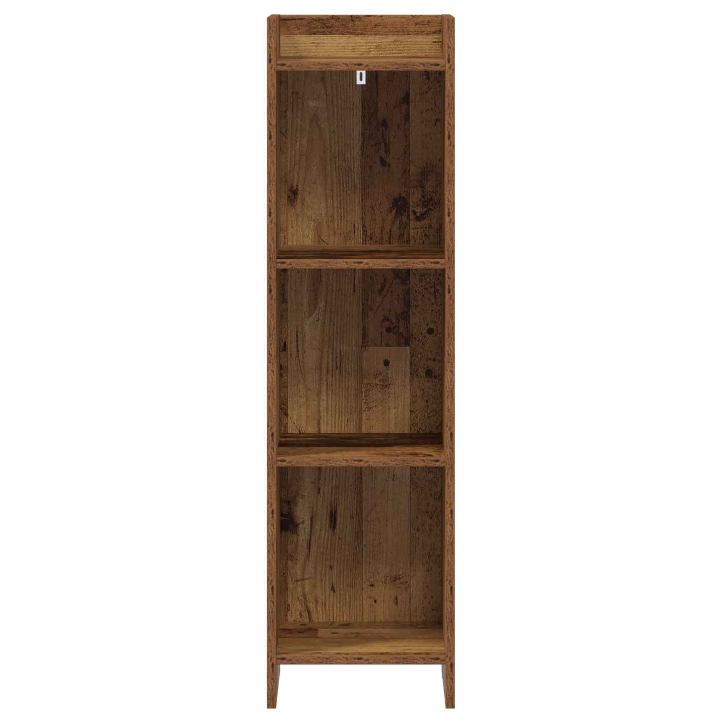 Boekenkast Oud hout 30 x 30 x 111 cm Bewerkt hout