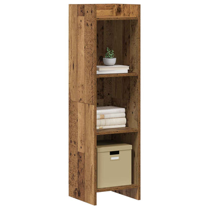 Boekenkast Oud hout 30 x 30 x 111 cm Bewerkt hout