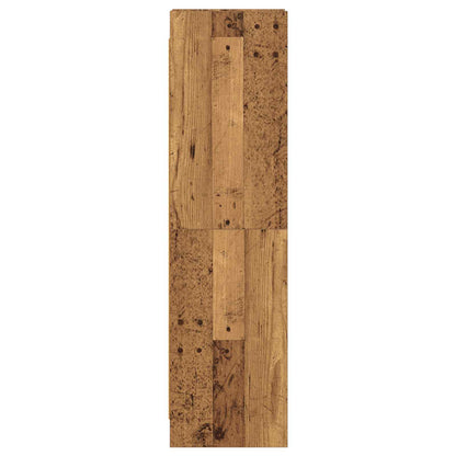 Boekenkast Oud hout 30 x 30 x 111 cm Bewerkt hout