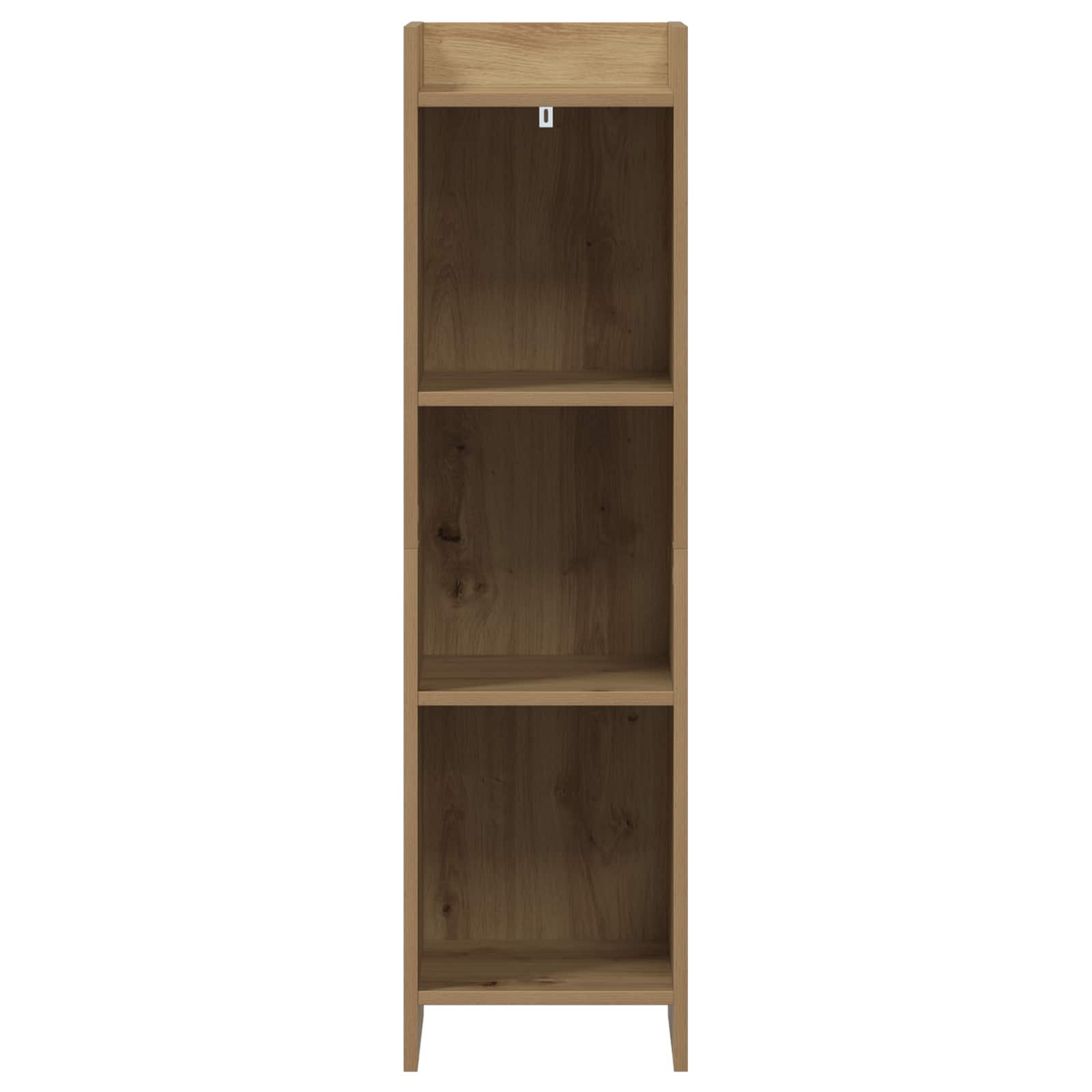 Boekenkast Artisanaal eiken 30 x 30 x 111 cm Bewerkt hout