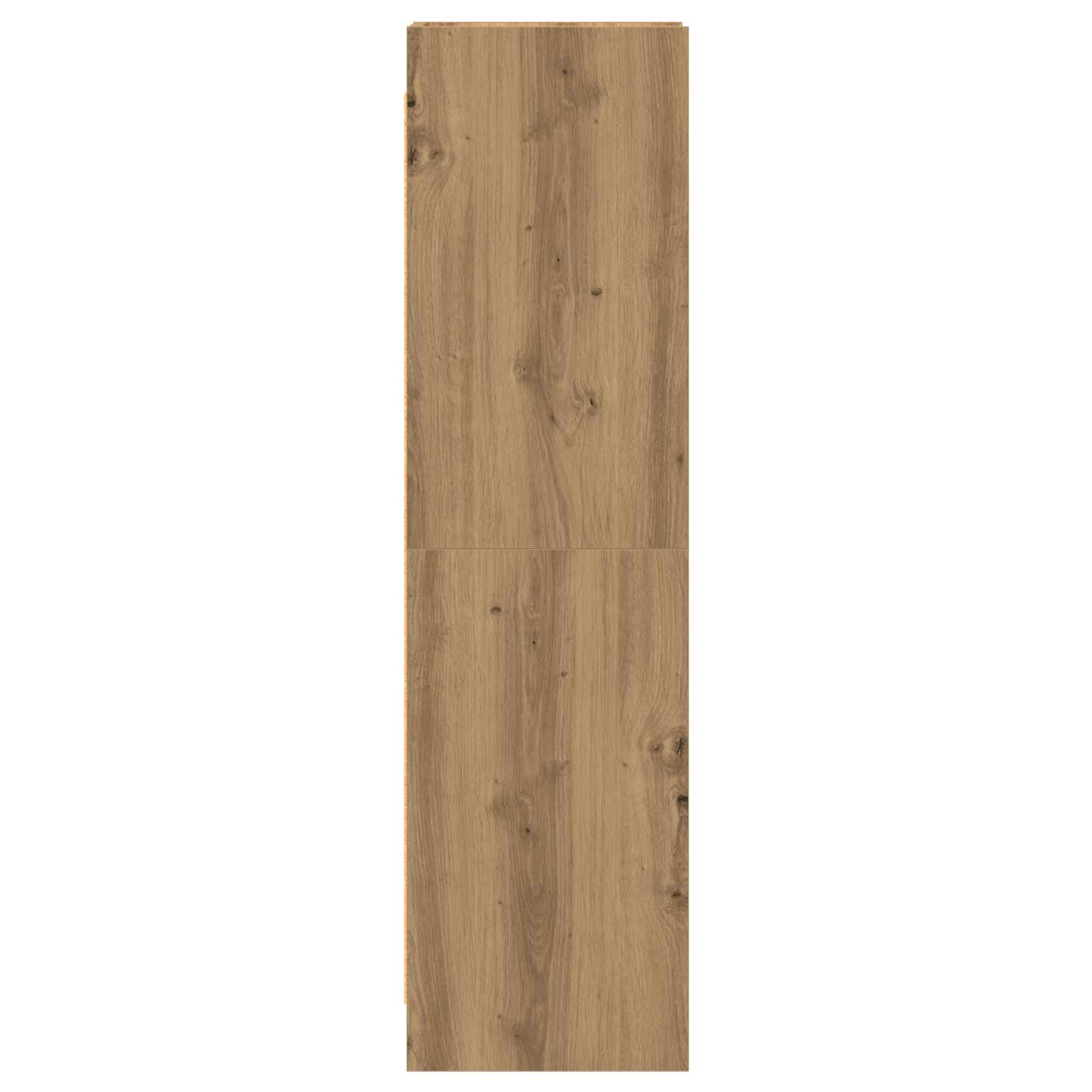 Boekenkast Artisanaal eiken 30 x 30 x 111 cm Bewerkt hout