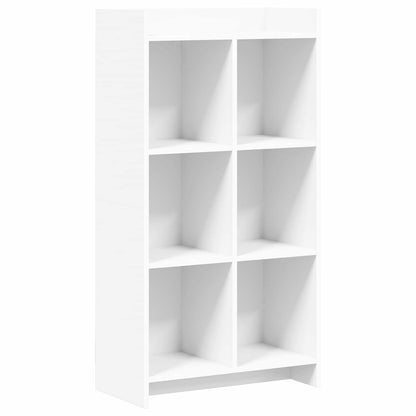 Boekenkast Wit 59 x 30 x 111 cm Bewerkt hout