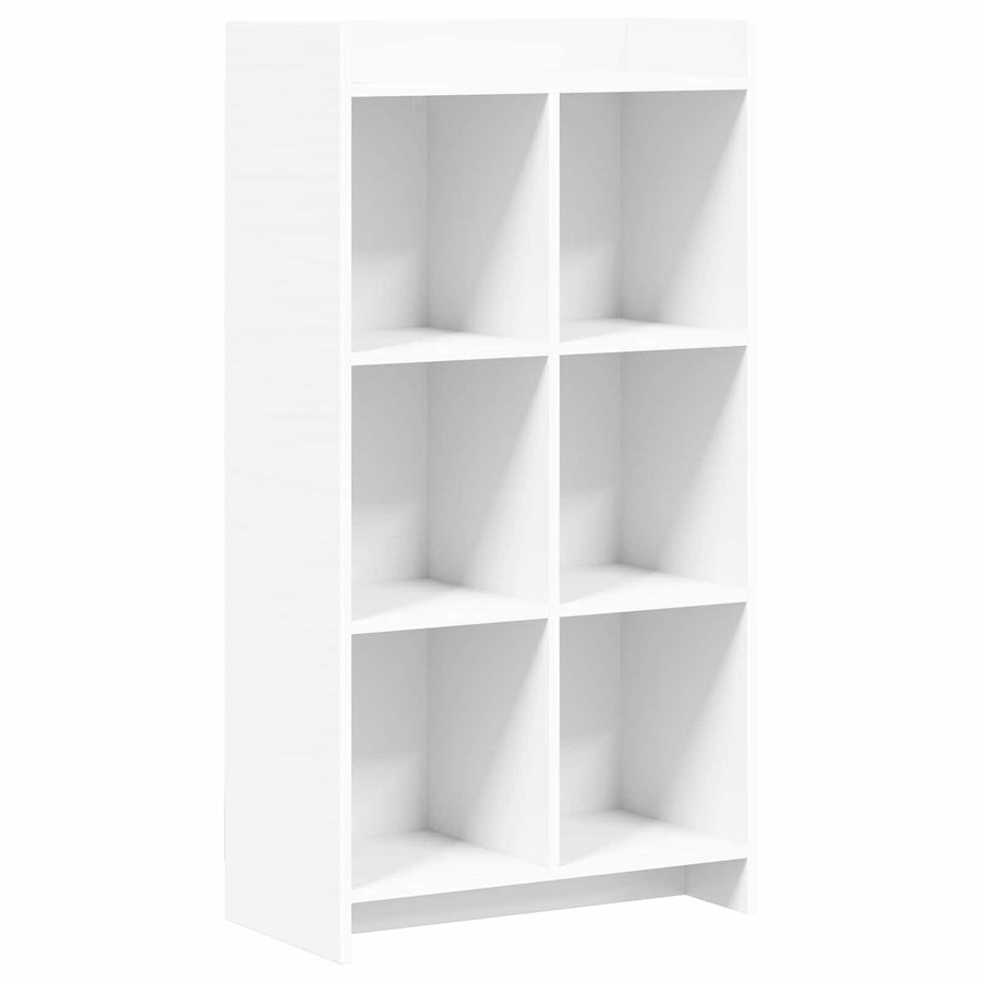Boekenkast Wit 59 x 30 x 111 cm Bewerkt hout