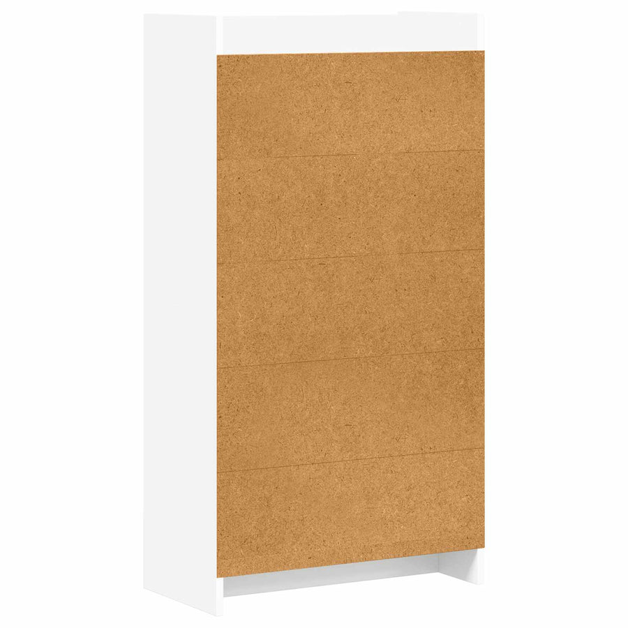 Boekenkast Wit 59 x 30 x 111 cm Bewerkt hout