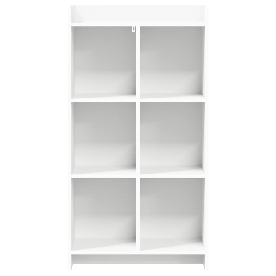 Boekenkast Wit 59 x 30 x 111 cm Bewerkt hout