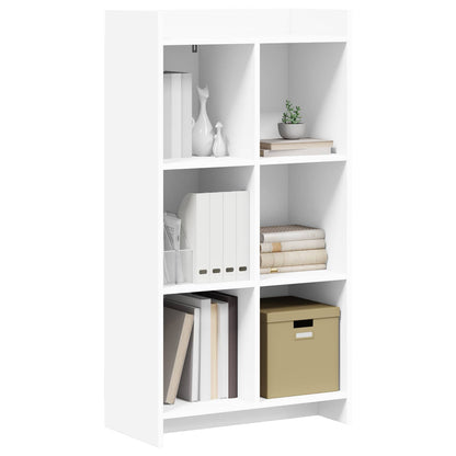 Boekenkast Wit 59 x 30 x 111 cm Bewerkt hout
