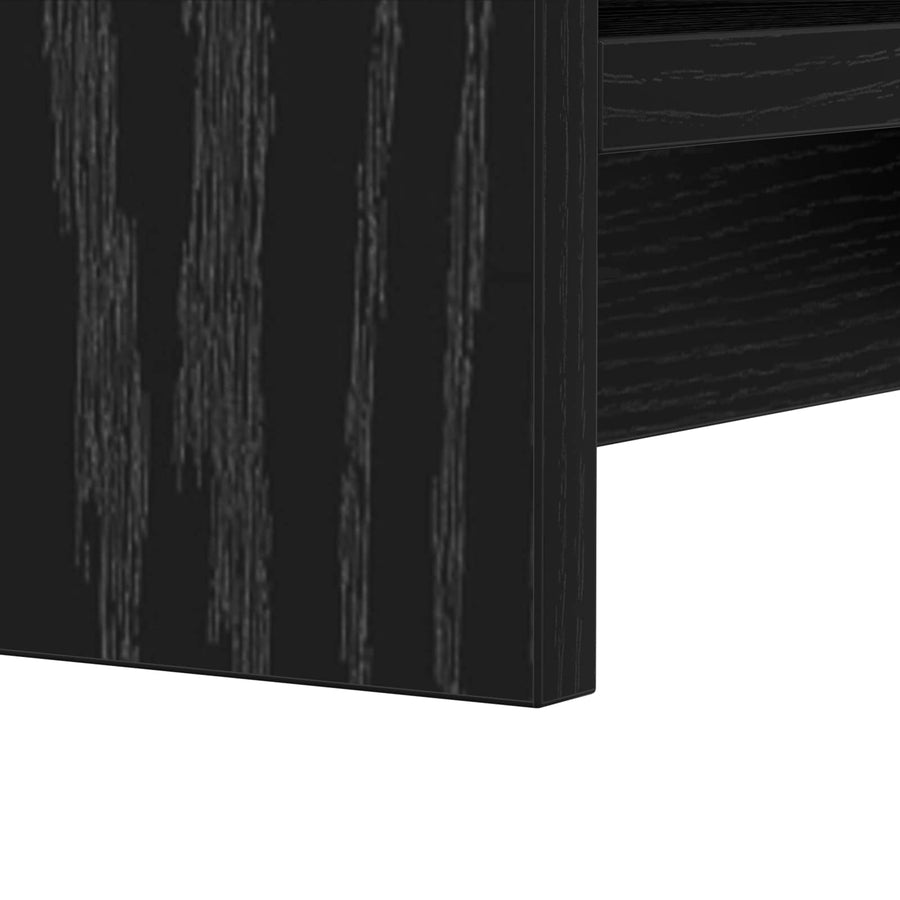Boekenkast Zwart eiken 59 x 30 x 111 cm Bewerkt hout