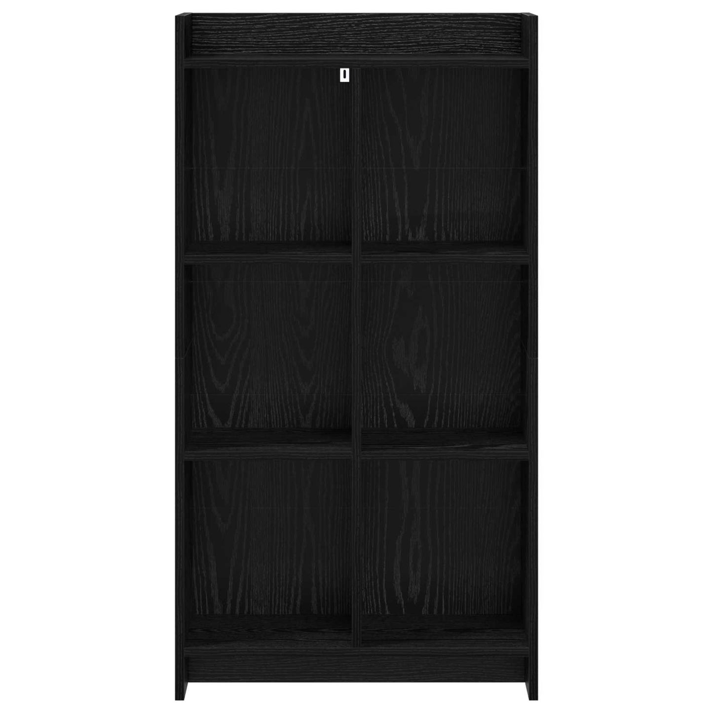 Boekenkast Zwart eiken 59 x 30 x 111 cm Bewerkt hout