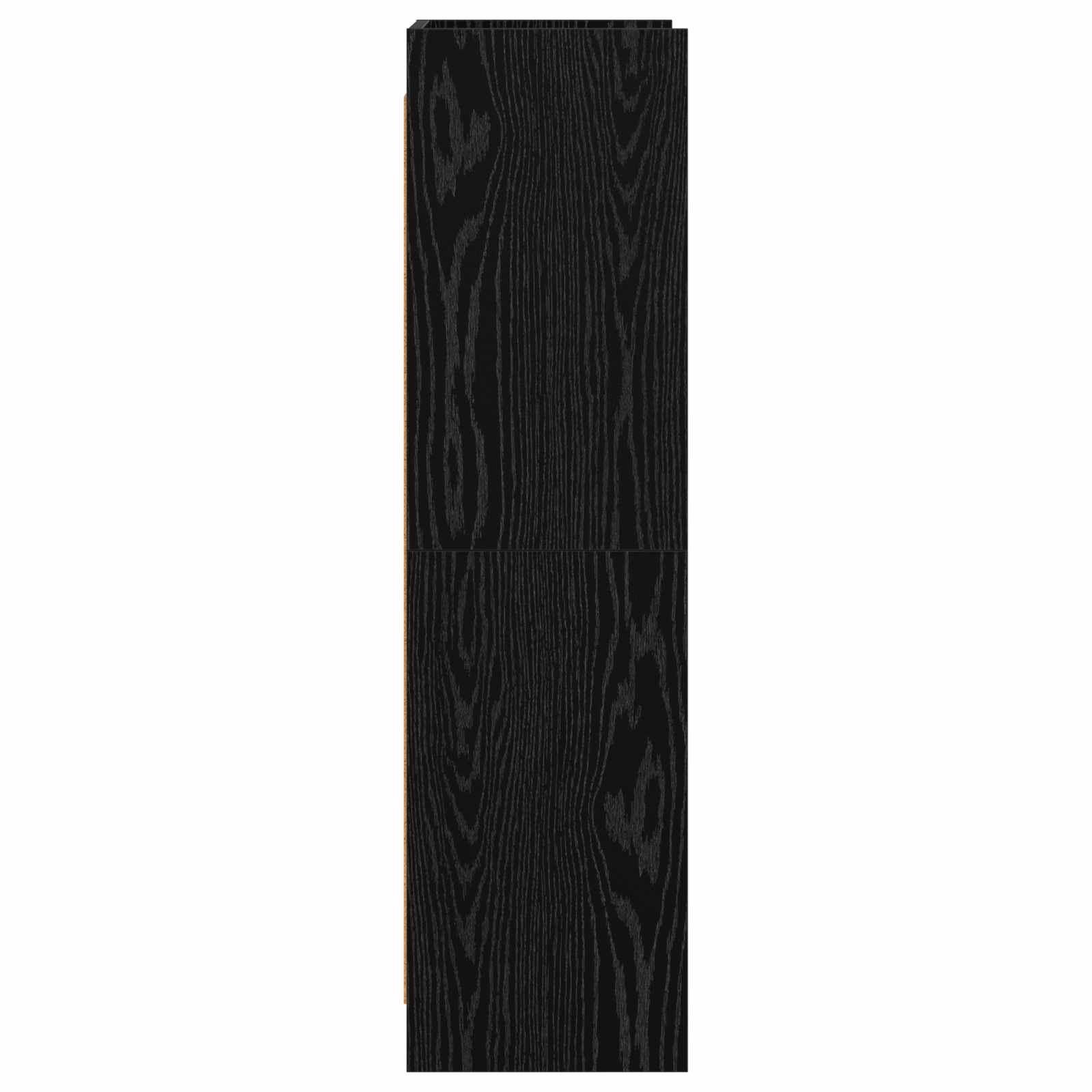 Boekenkast Zwart eiken 59 x 30 x 111 cm Bewerkt hout