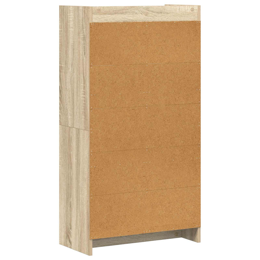 Boekenkast Sonoma Eiken 59 x 30 x 111 cm Bewerkt hout