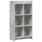 Bookcase Concerte Grey 59 x 30 x 111 cm Engineered wood