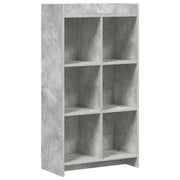 Boekenkast 59x30x111 cm Concerte grijs bewerkt hout
