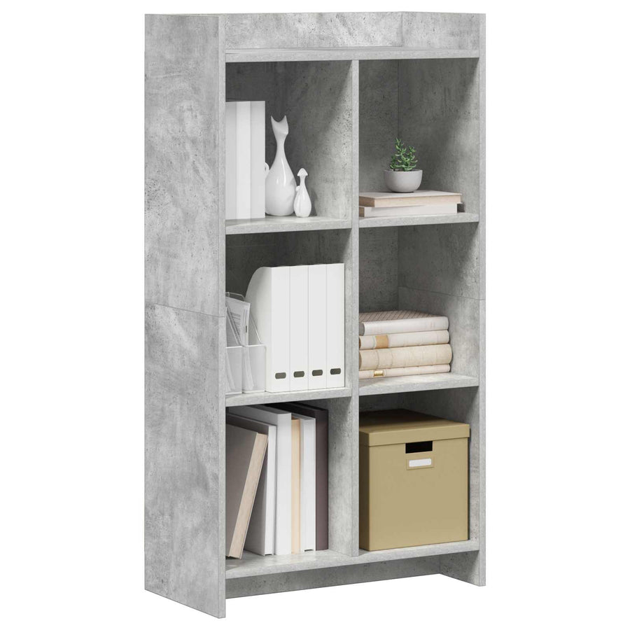 Boekenkast Concerte Grijs 59 x 30 x 111 cm Bewerkt hout