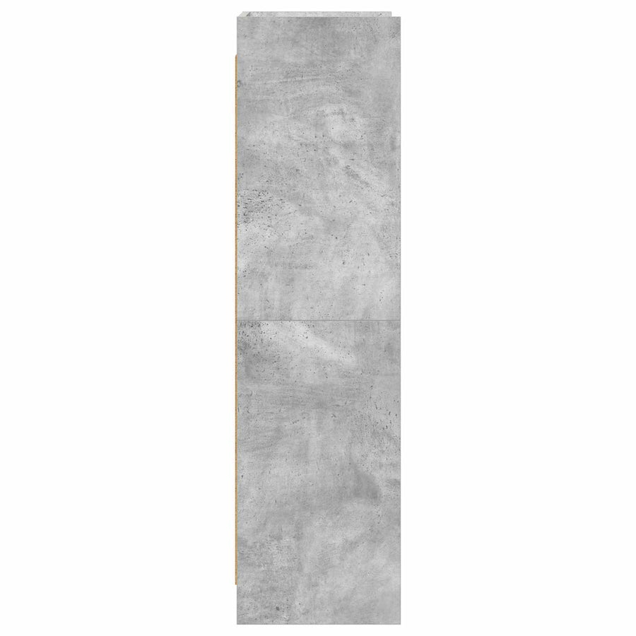 Boekenkast Concerte Grijs 59 x 30 x 111 cm Bewerkt hout