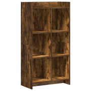 Boekenkast 59x30x111 cm gerookt eiken bewerkt hout