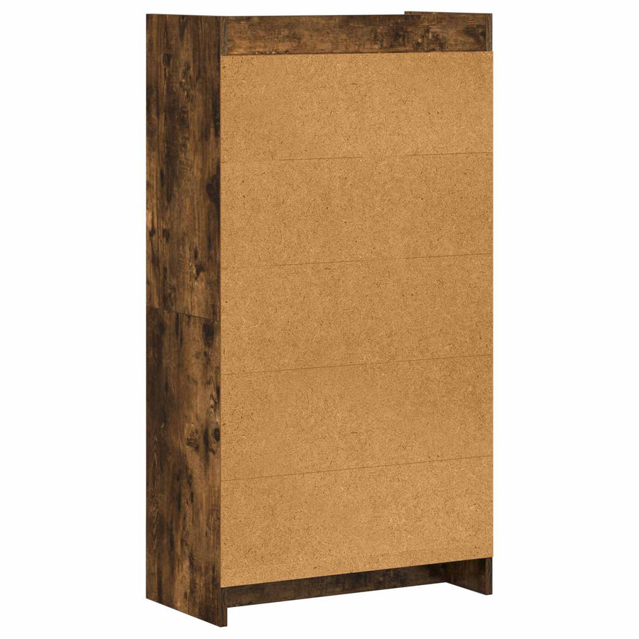 Boekenkast Gerookt eiken 59 x 30 x 111 cm Bewerkt hout