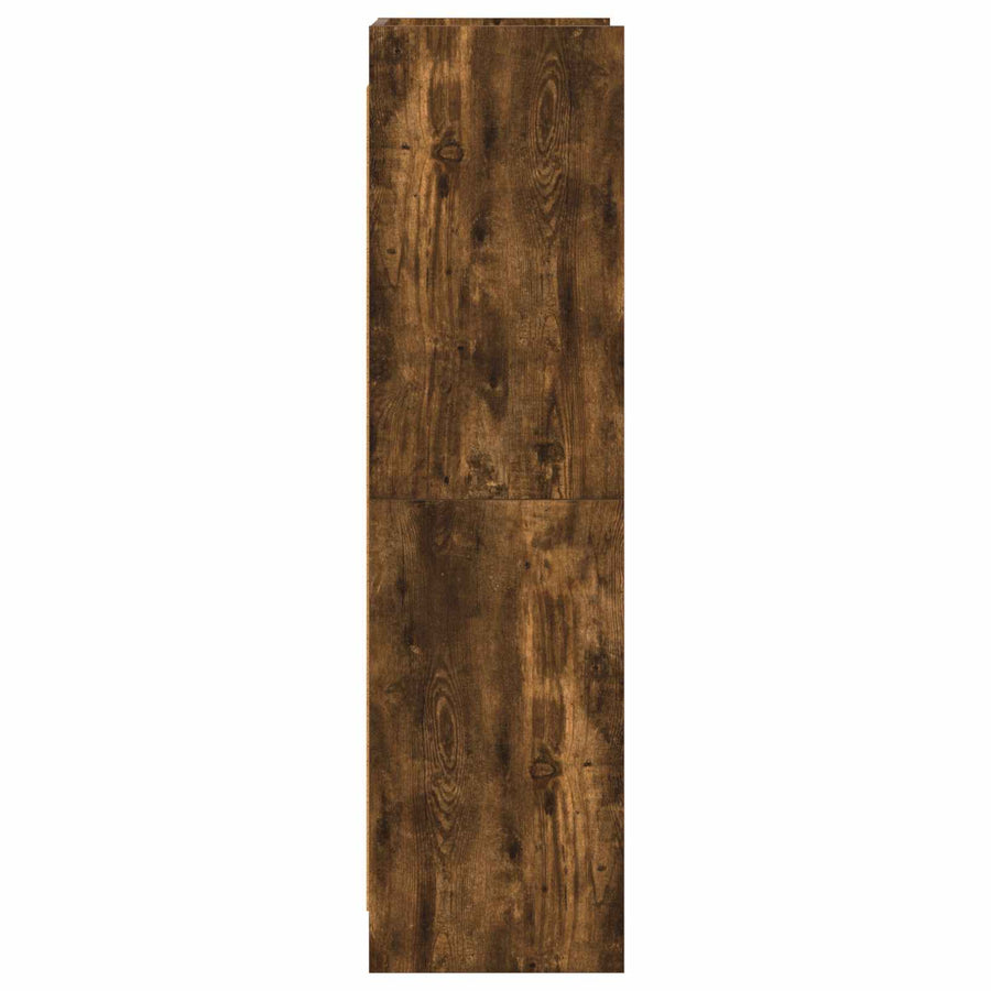 Boekenkast Gerookt eiken 59 x 30 x 111 cm Bewerkt hout