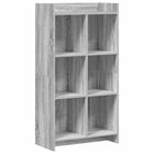 Bookcase Grey Sonoma 59 x 30 x 111 cm Engineered wood