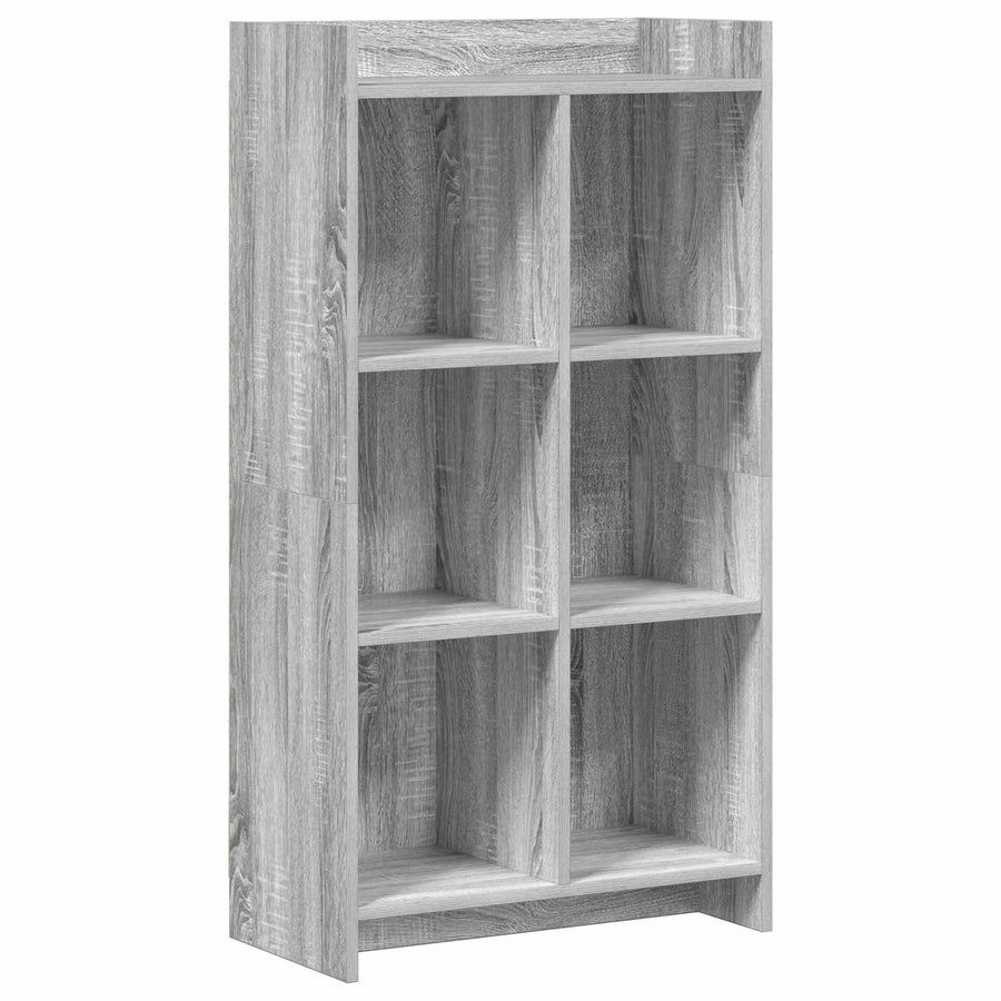 Boekenkast Grijs Sonoma 59 x 30 x 111 cm Bewerkt hout