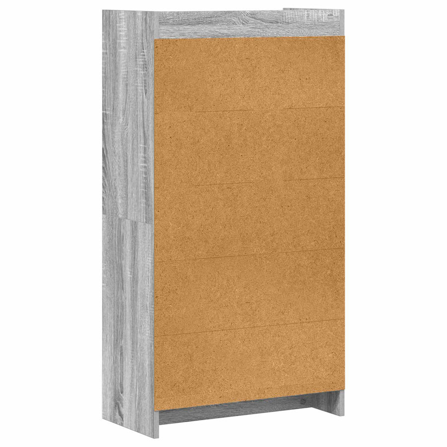 Boekenkast Grijs Sonoma 59 x 30 x 111 cm Bewerkt hout