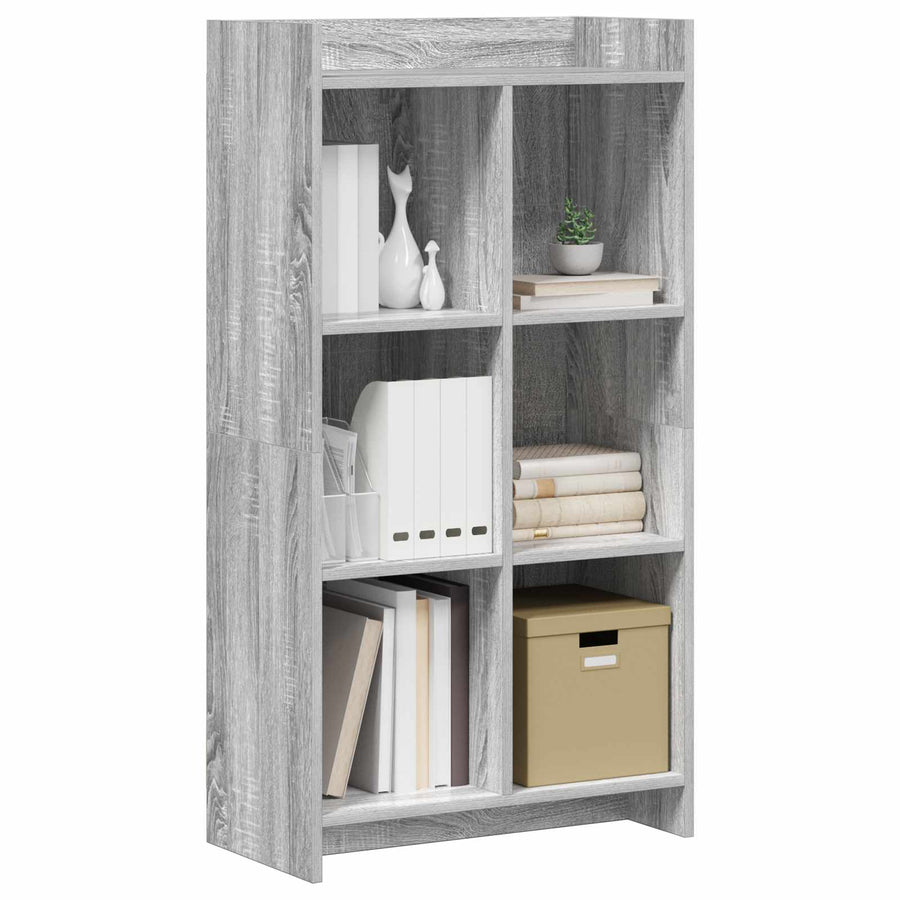 Boekenkast Grijs Sonoma 59 x 30 x 111 cm Bewerkt hout