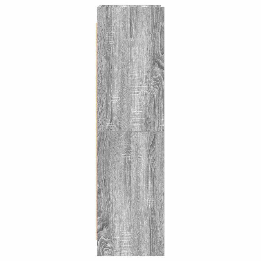 Boekenkast Grijs Sonoma 59 x 30 x 111 cm Bewerkt hout