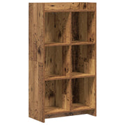 Boekenkast 59x30x111 cm oud hout bewerkt hout