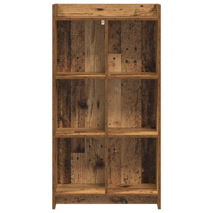 Boekenkast Oud hout 59 x 30 x 111 cm Bewerkt hout