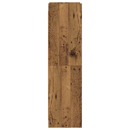 Boekenkast Oud hout 59 x 30 x 111 cm Bewerkt hout