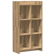 Boekenkast bewerkt hout 59x30x111 cm