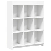 Boekenkast 87,5x30x111 cm wit bewerkt hout