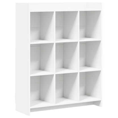 Boekenkast Wit 87,5 x 30 x 111 cm Bewerkt hout