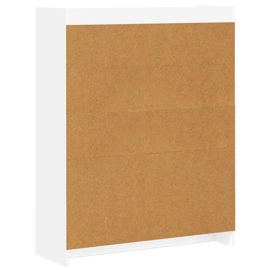 Boekenkast Wit 87,5 x 30 x 111 cm Bewerkt hout
