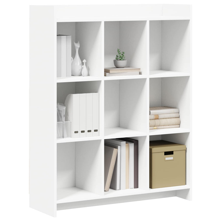 Boekenkast Wit 87,5 x 30 x 111 cm Bewerkt hout
