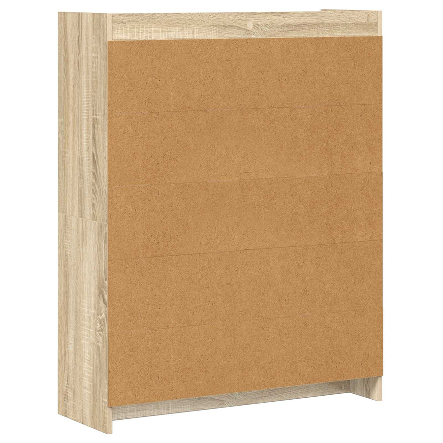 Boekenkast Sonoma Eiken 87,5 x 30 x 111 cm Bewerkt hout