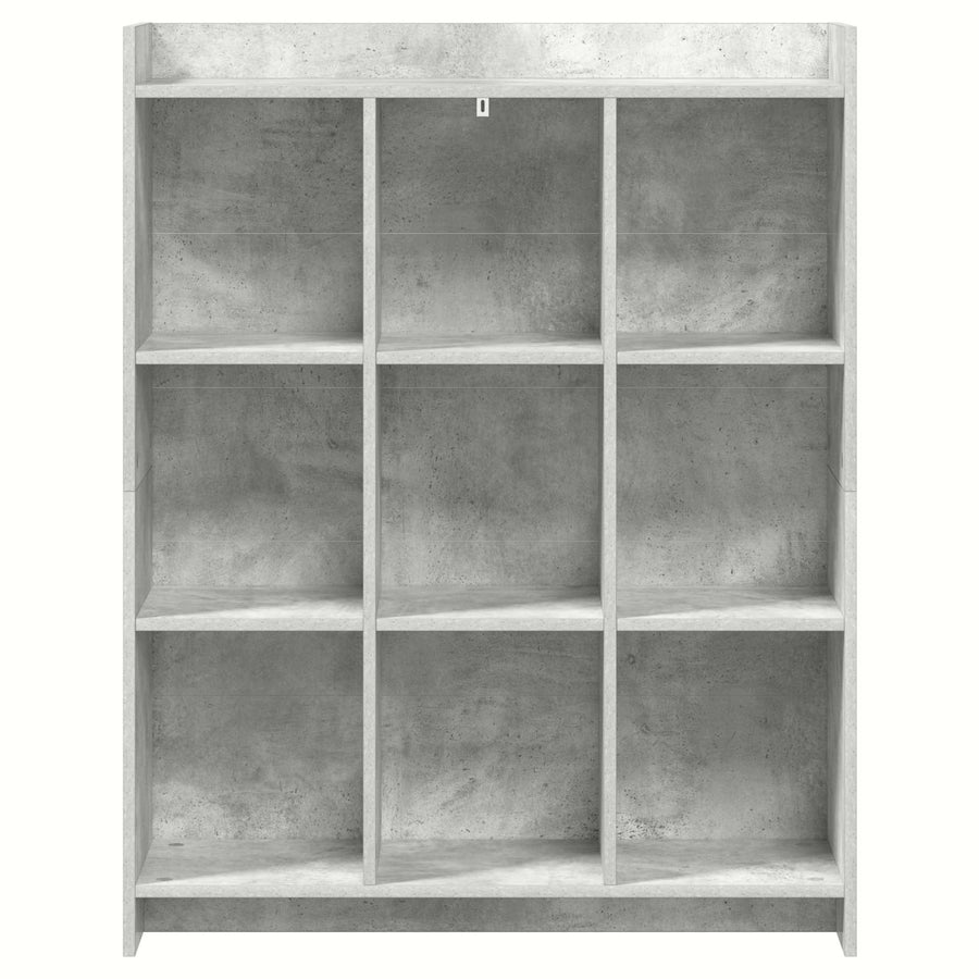 Boekenkast Concerte Grijs 87,5 x 30 x 111 cm Bewerkt hout