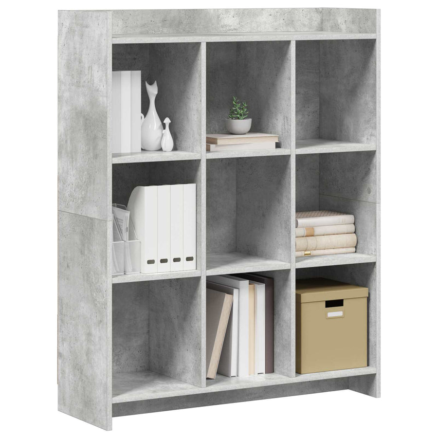 Boekenkast Concerte Grijs 87,5 x 30 x 111 cm Bewerkt hout