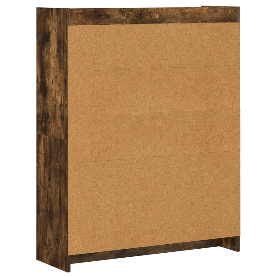 Boekenkast Gerookt eiken 87,5 x 30 x 111 cm Bewerkt hout