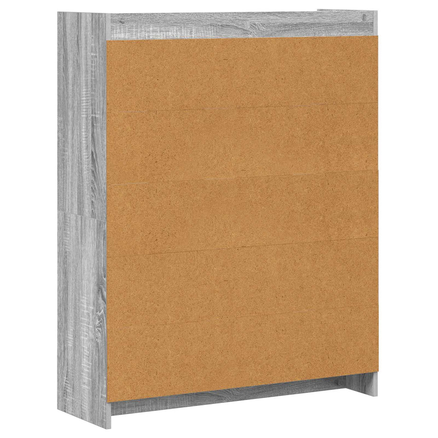 Boekenkast Grijs Sonoma 87,5 x 30 x 111 cm Bewerkt hout