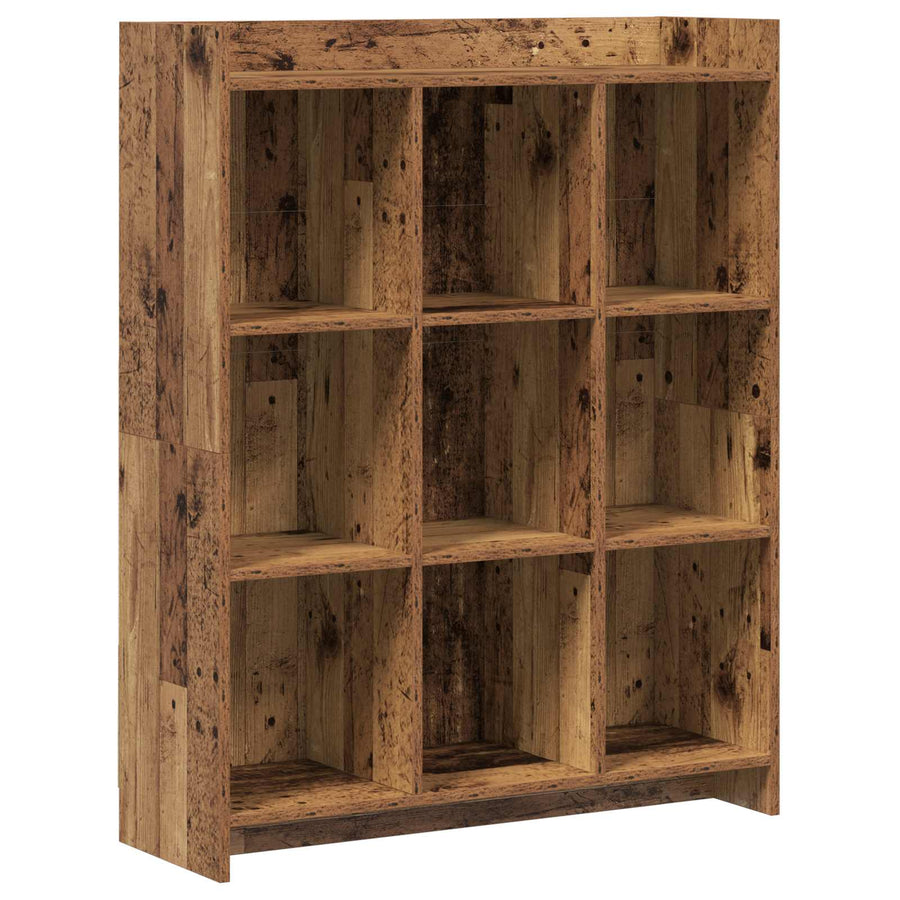 Boekenkast Oud hout 87,5 x 30 x 111 cm Bewerkt hout