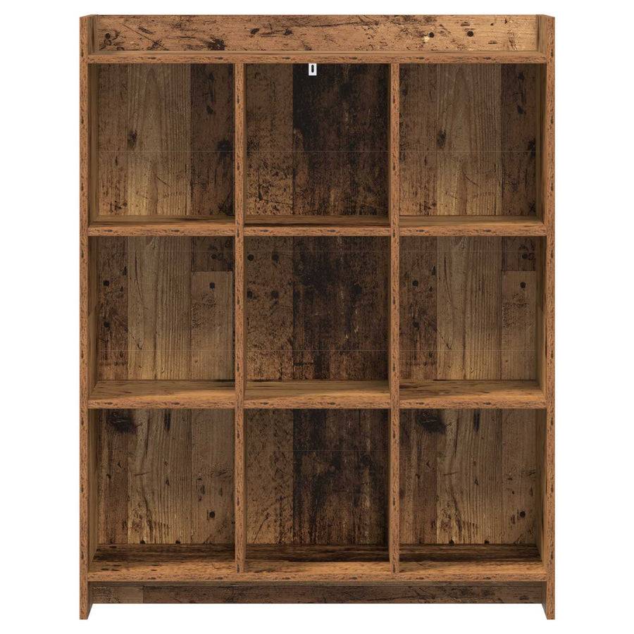 Boekenkast Oud hout 87,5 x 30 x 111 cm Bewerkt hout