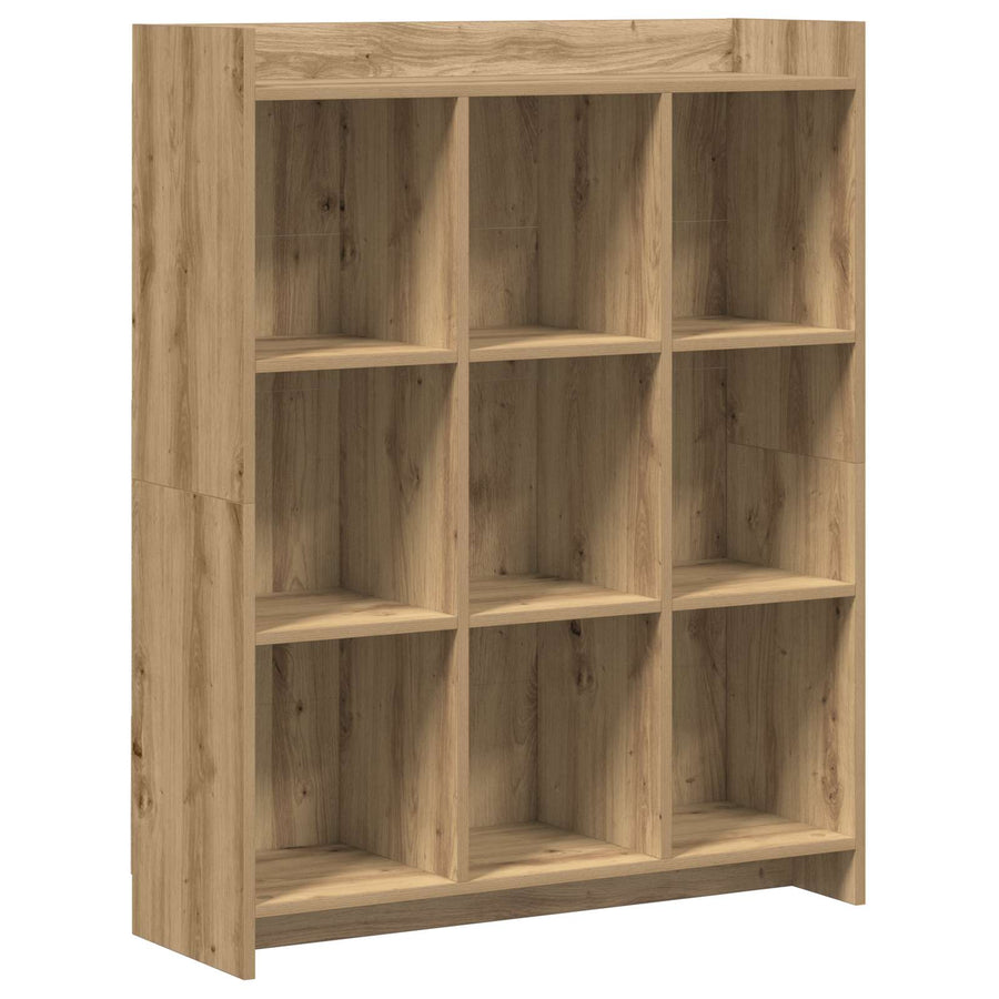 Boekenkast Artisanaal eiken 87,5 x 30 x 111 cm Bewerkt hout