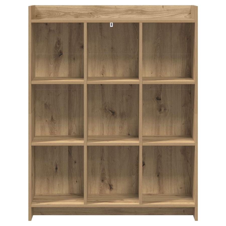 Boekenkast Artisanaal eiken 87,5 x 30 x 111 cm Bewerkt hout