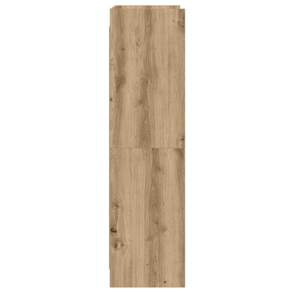 Boekenkast Artisanaal eiken 87,5 x 30 x 111 cm Bewerkt hout