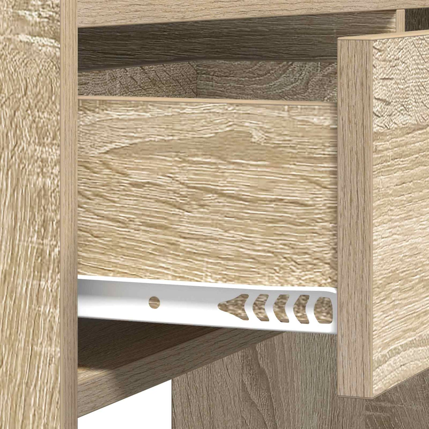Wandtafel Sonoma Eiken 90 x 35 x 80 cm Bewerkt hout